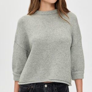 Secular 3/4 Sleeve Sweater