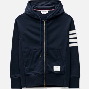 Thom Browne 4-Bar Zip-Up Hoodie 4-Bar Zip-Up Hoodie
