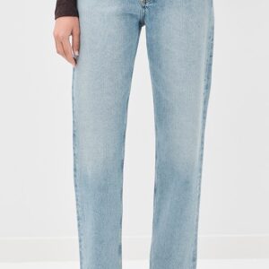90s Pinch Waist High Rise Straight Jeans
