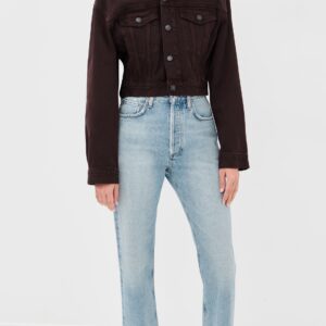 90s Pinch Waist High Rise Straight Jeans