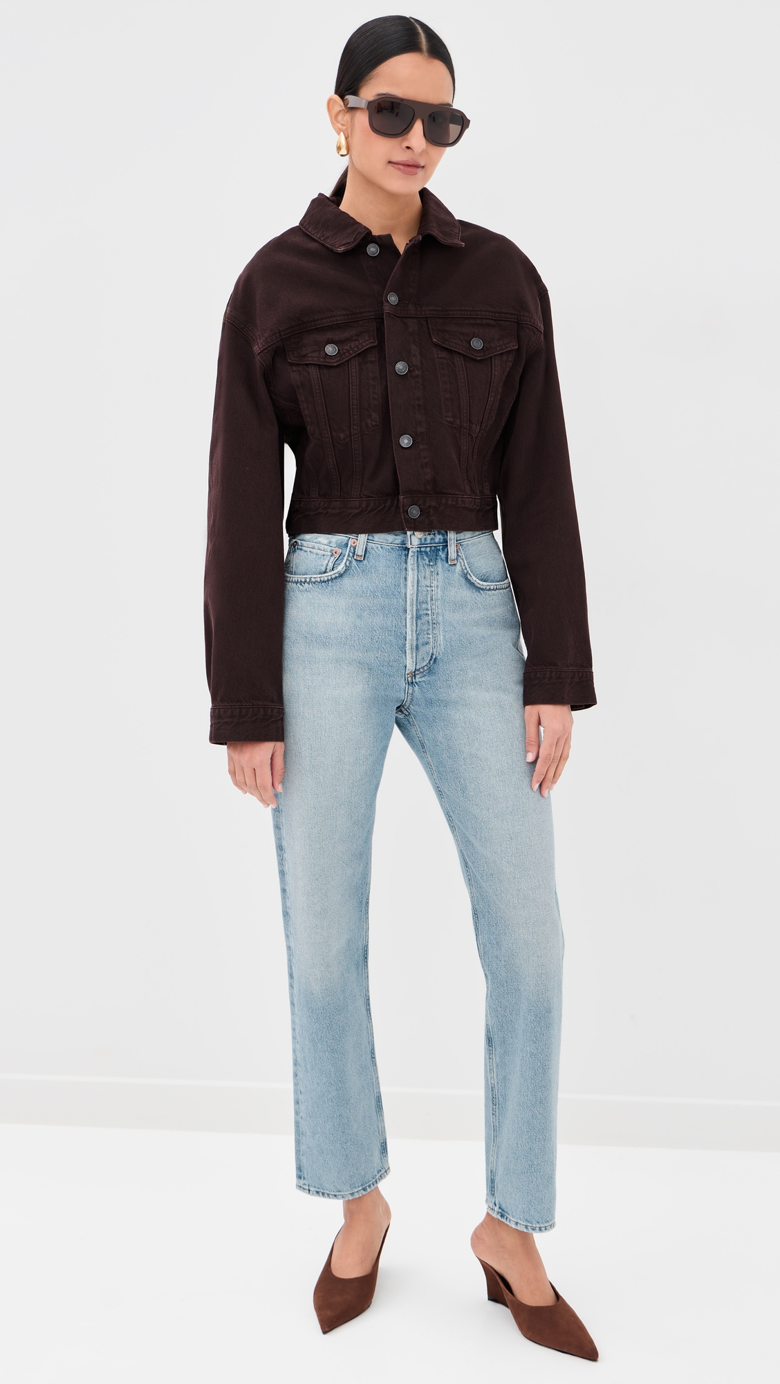 AGOLDE 90s Pinch Waist High Rise Straight Jeans