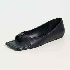 90s Square Toe Flats