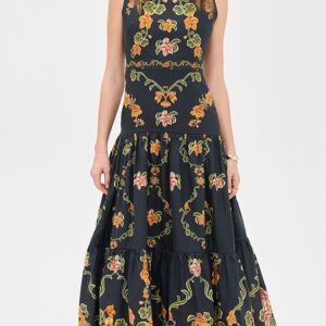 Agua by Agua Bendita Abeja Cordillera Maxi Dress