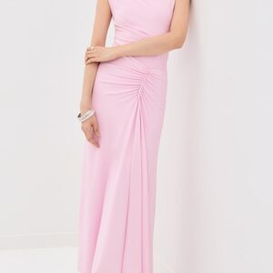 SIMKHAI Acacia Draped Jersey Maxi Dress