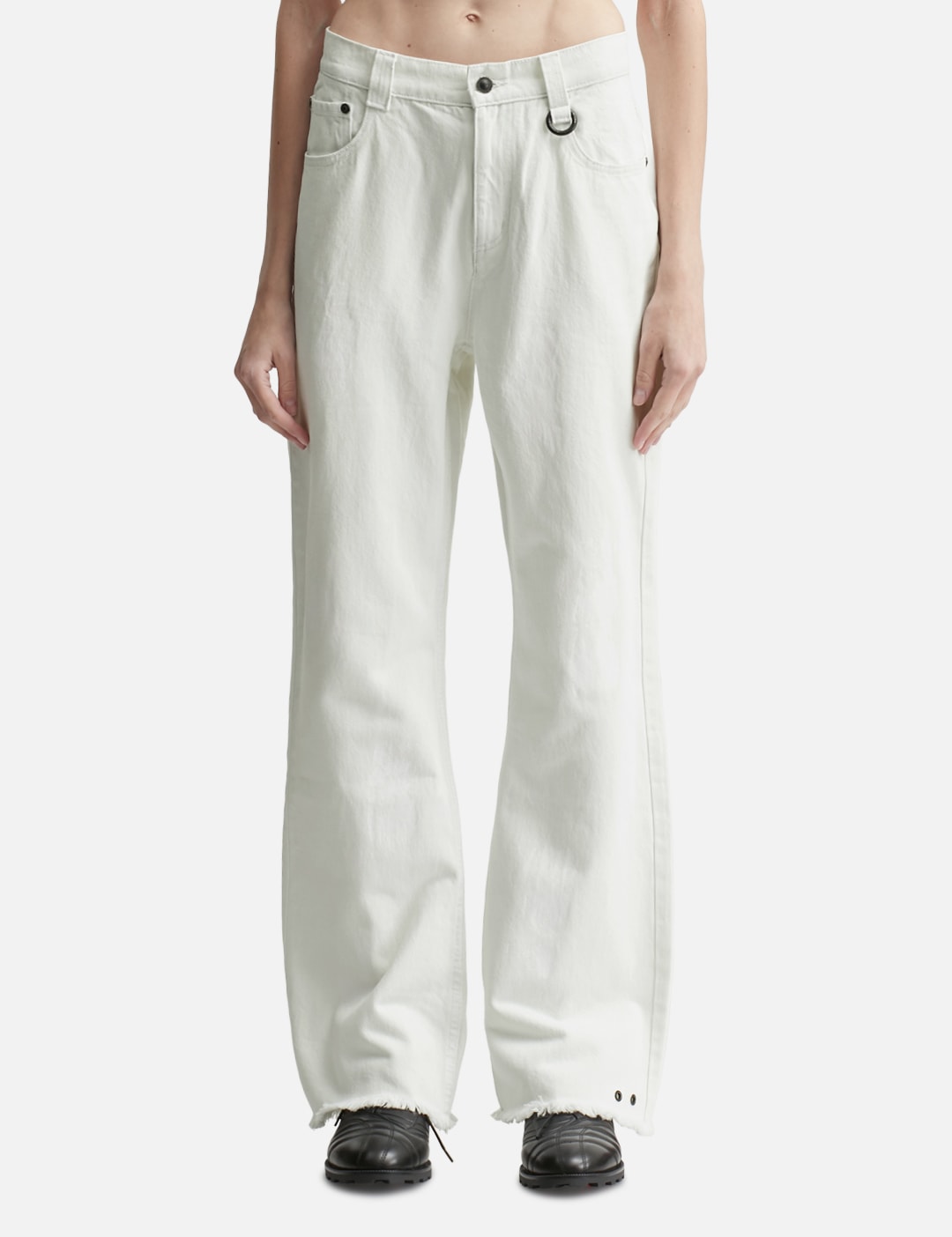 TEAM WANG design Acceptance Flare Jeans