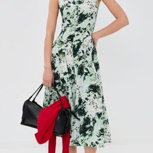 Adelide Dress In Printed Silk Viscose