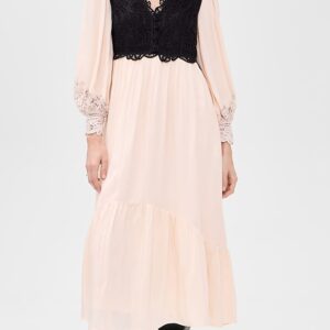 Sea Adelina Battenberg Lace Long Sleeve Dress
