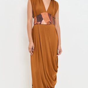 Andrea Iyamah Adi Knit Caftan Dress