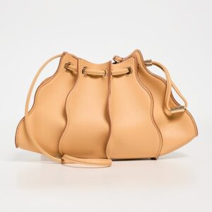 Adria Pleated Wave Mini Crossbody Bag