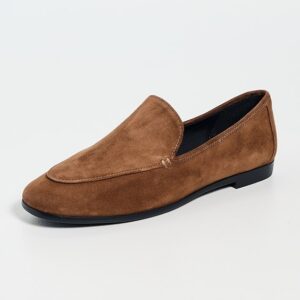 Black Suede Studio Alie Flats