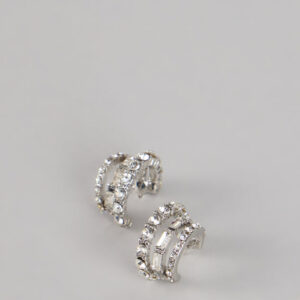 Windsor All Eyes Here Rhinestone Hoop Earrings All Eyes Here Rhinestone Hoop Earrings