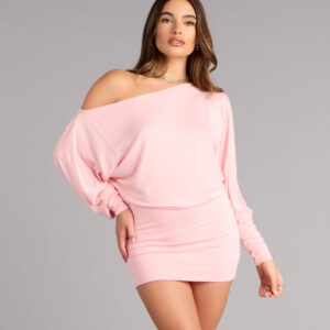 Windsor All Yours Off-Shoulder Mini Dress All Yours Off-Shoulder Mini Dress