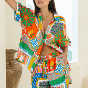 Allegra Multicolour Patchwork Shirt