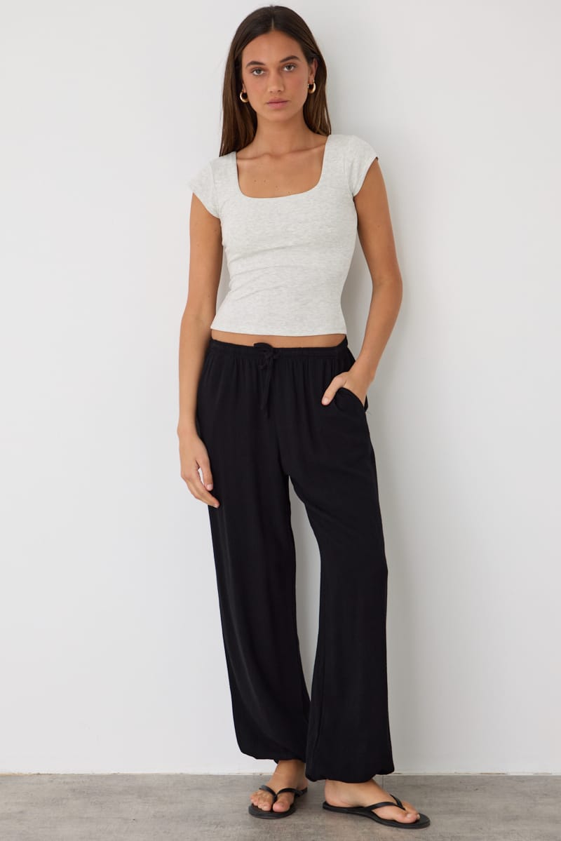 Ally Fashion Black Balloon Pant - Image 3