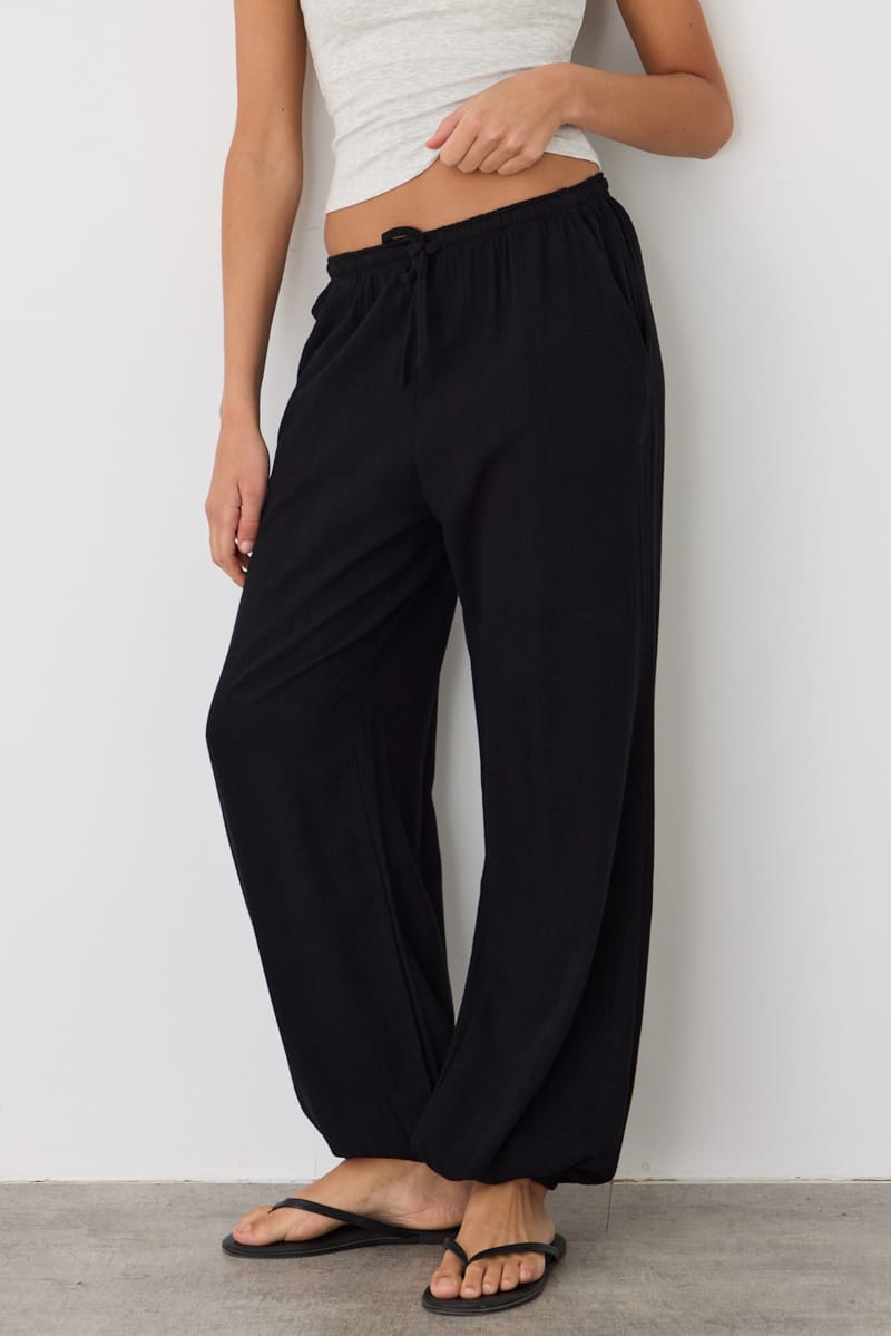 Ally Fashion Black Balloon Pant - Image 2