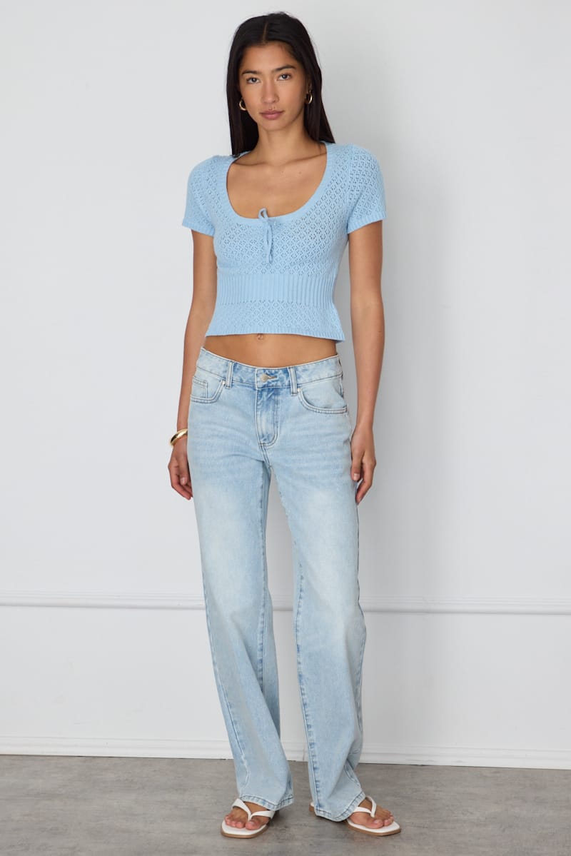 Ally Fashion Denim Mid Rise Barrel Leg Jeans - Image 2