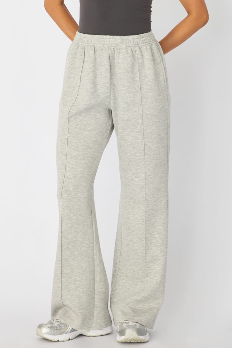 Ally Fashion Grey Track Pants Wide Leg - Image 2