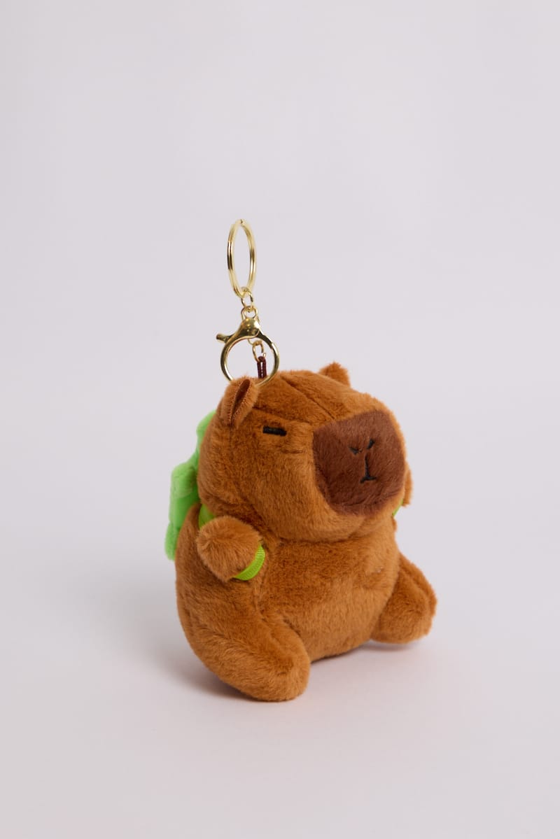 Ally Fashion Multi Capybara Keyring Bag Charm - Image 3