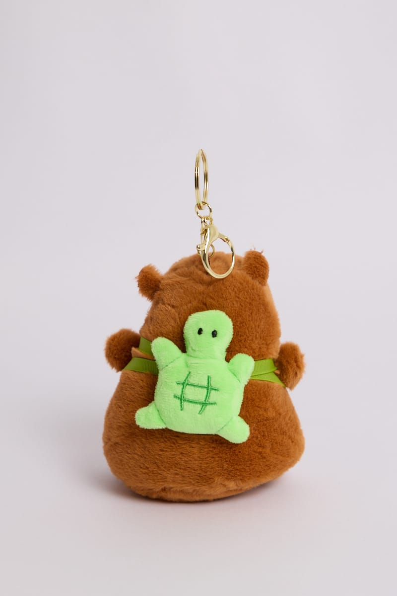 Ally Fashion Multi Capybara Keyring Bag Charm - Image 2