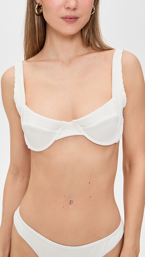 Good American Always Fit Demi Bikini Top