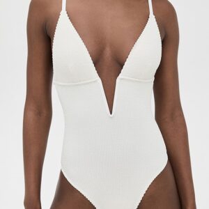Good American Always Fits Deep V Underwire One Piece