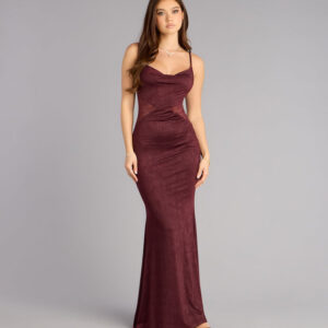 Alyce Side Lace Mermaid Formal Dress