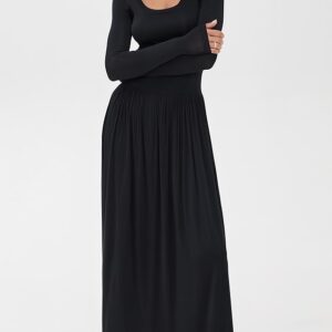 Ulla Johnson Amal Jersey U-Neck Dress