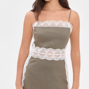 STAUD Amalina Linen Mini Dress Amalina Linen Mini Dress