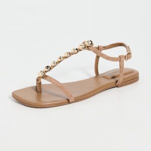 SIMKHAI Amaya Suede Thong Flat Sandals