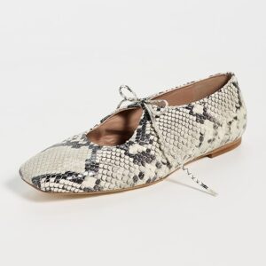 Andrea Gomez Amelia Gray Faux Python Flats