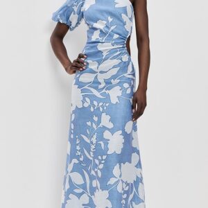 Kivari Amelie One Shoulder Maxi Dress