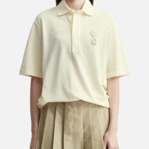 Ami De Coeur Super Lightweight Cotton Piqué Polo Shirt