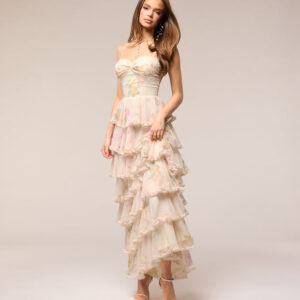 Windsor Anabelle Floral Chiffon Formal Dress