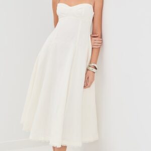 Analise Bustier Midi Dress