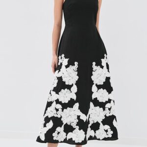 SIMKHAI Annabella Sleeveless Midi Dress