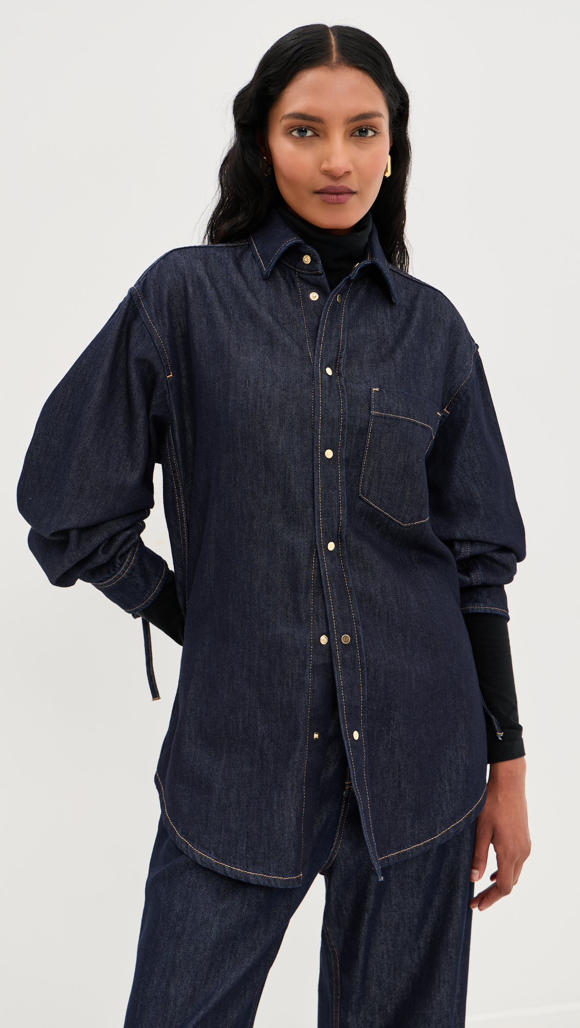 DARKPARK Anne Rouche Tailored Denim Shirt