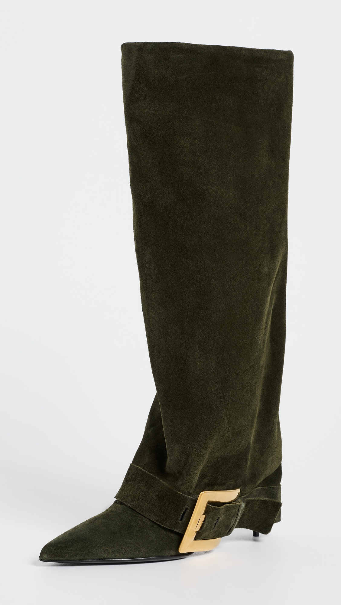 Balmain Anthem Suede Leather Boots