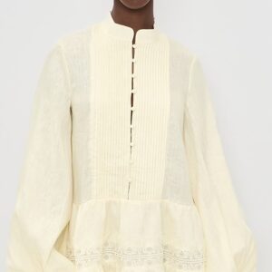 BARDOT Antonia Lace Trim Mini Dress