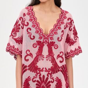 FARM Rio Arabesc Light Pink Dress