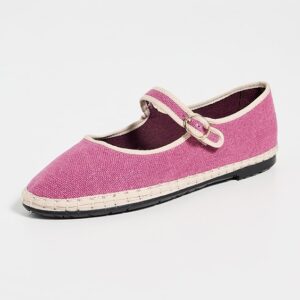 Flabelus Ariadna Linen Mary Jane Flats