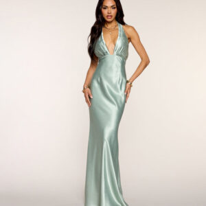 Windsor Ariel Satin Open Back Formal Dress Ariel Satin Open Back Formal Dress