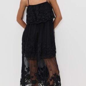 Sea Arielle Lace Tank Tiered Midi Dress