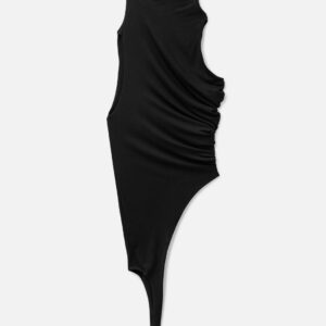 Asymmetric Draping Sleeveless