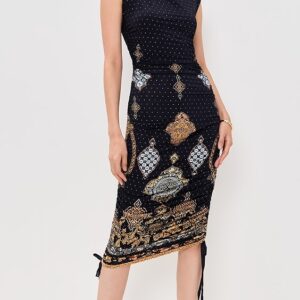 Asymmetric Ruched Jersey Dress