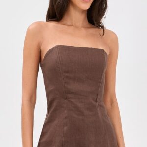 Reformation Aurina Linen Top