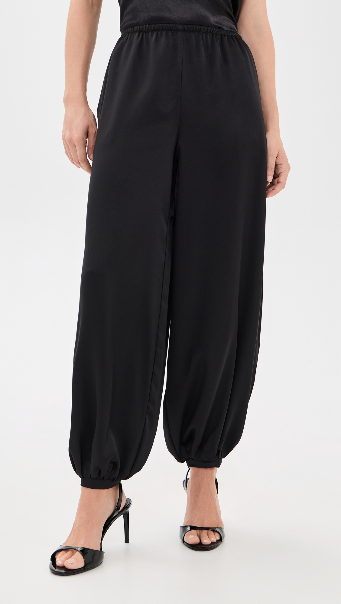 Reformation Aven Satin Petite Pants
