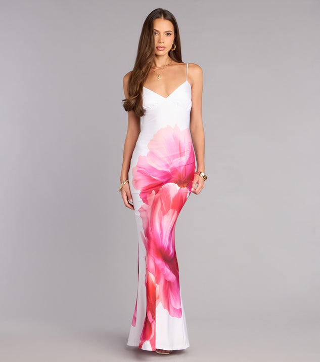 Windsor Aylin Tropical Floral Formal Dress