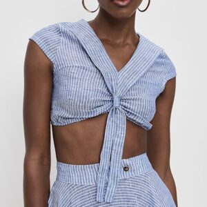 House of Aama Azaka Crop Top