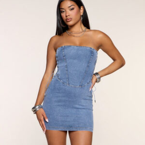 Windsor Bad Decisions Denim Mini Dress