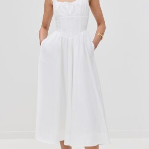 Reformation Balia Linen Dress